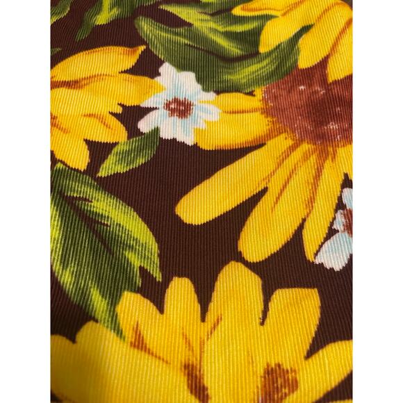 Dolce&Gabbana Brown Sunflowers Print Pants 30 Italy Medium in US Pants D&G - Picture 7 of 7
